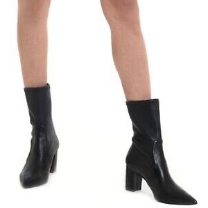 NWT Stuart WEITZMAN Landry 75 Nappa leather booties